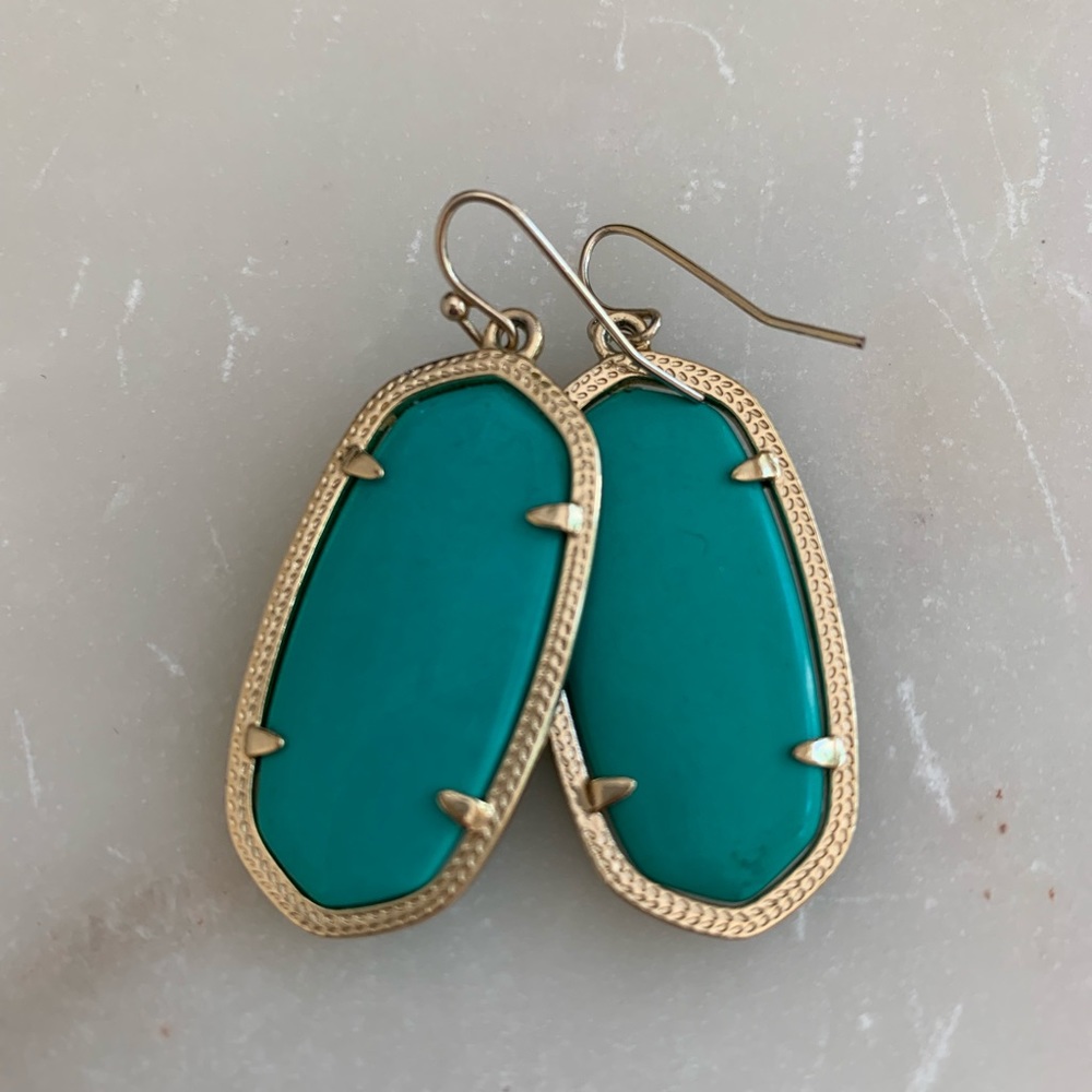 Kendra Scott Elle Earrings- Seafoam Green